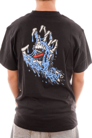 T-Shirt Santa Cruz -Schmelzende Hand (schwarz)