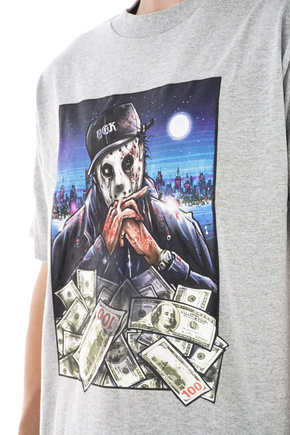 DGK T-shirt - Kapuzenkönig (heidegrau)