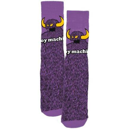 Toy Machine Socken - Furry Monster (lila)