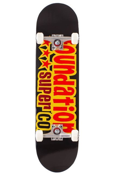 Fundament Komplettplatte - 3 Star schwarz