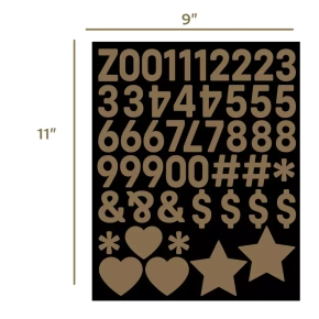 Griptape Pepper - Alphanumeric Custom Griptape Kit (schwarz)