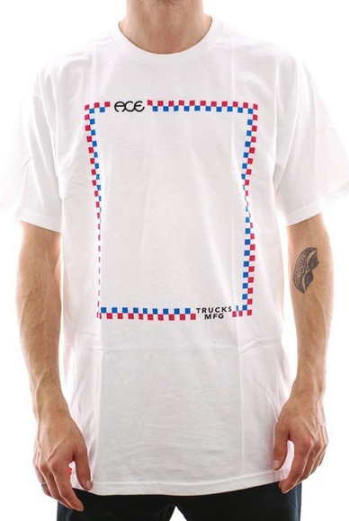 Ace T-shirt - Turndown weiß