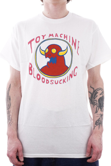 Toy Machine T-Shirt - Tally Ho Monster-T-Shirt (weiß)