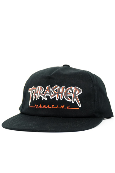 Thrasher Baseballkappe - Slash Snapback (schwarz)