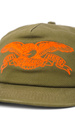 Antihero Baseballkappe - Basic Eagle (Braun/orange)