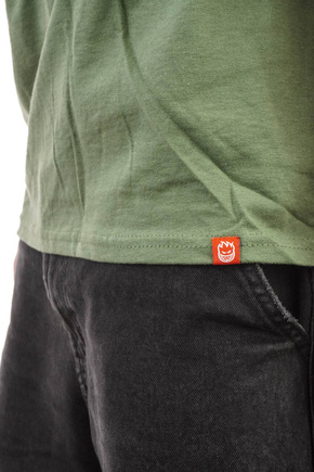 Spitfire T-Shirt - Classic Swirl Oval Mil (grün)