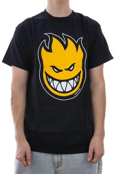 Spitfire T-Shirt - BigHead (schwarz/gold)