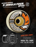 Spitfire-Räder - F4 Radial Full (natur/orange)