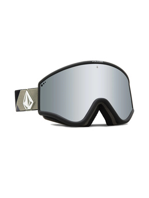 Volcom Yae Schwimmbrille - Lt.militär Schwarz/Silber Chrom + Gelb