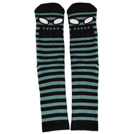 Toy Machine Socken - Gesicht Mini Stripe (Schiefer)