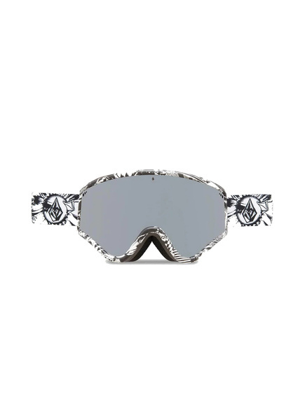 Volcom Yae - Op Art Schwimmbrille (Silber Chrom + Gelb)