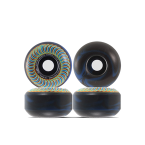 Spitfire Wheels - F4 99du Classic Swirl Radioactive (schwarz/blau)53mm