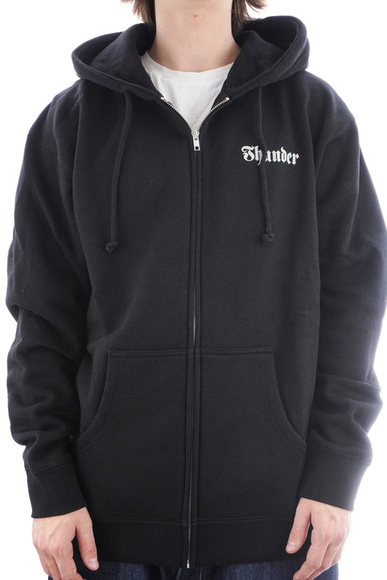 SweatshirtThunder - Zip Hoodie Worldwide (schwarz/grau/grün)
