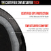 Dreifach-Acht-Helm - The Certified Sweatsaver (Carbon matt)