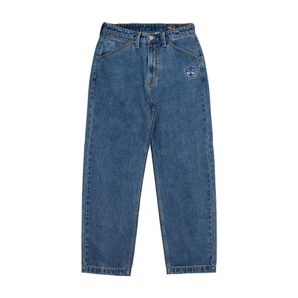 Krooked Hose - PT Eyes Denim Twill (mittlere Steinwaschung)