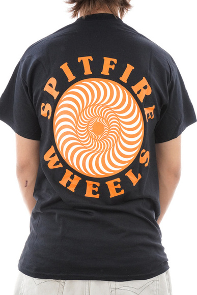 Spitfire T-Shirt - Classic 87 Swirl Fl (schwarz/orange/weiß)