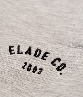 Elade - Klassische Baumwollshorts (hellgrau)