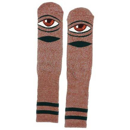 Toy Machine Socken - Sect Eye Heather (weinrot)