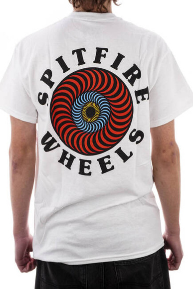 Spitfire T-Shirt - OG Classic Fill (weiß/mehrfarbig)