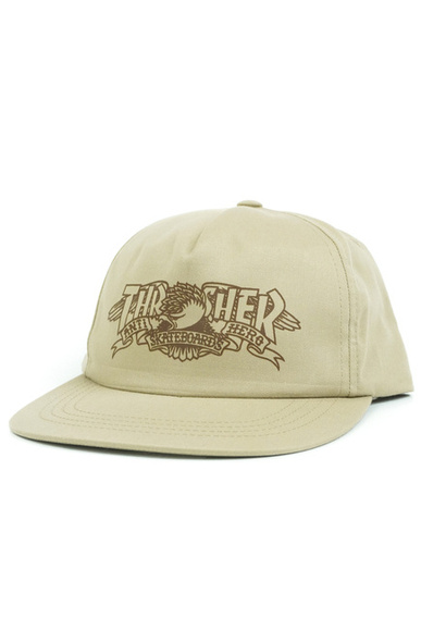 Thrasher Baseballkappe - Mag Banner Snapback (khaki)