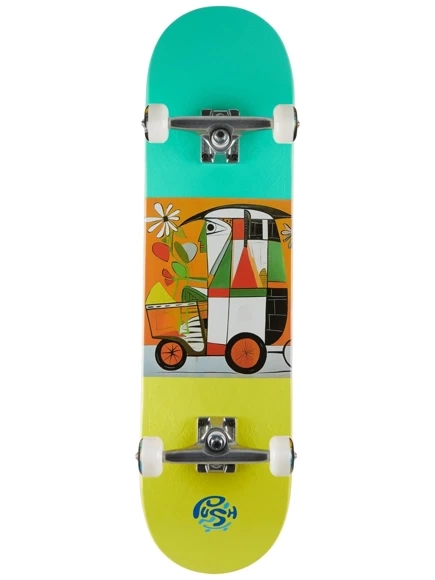 Komplette Tafel Push - Indien MLSL (gelb/grün)