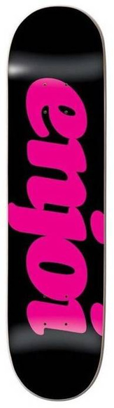 Deck Enjoi - Flocked Hybrid (schwarz/rosa)