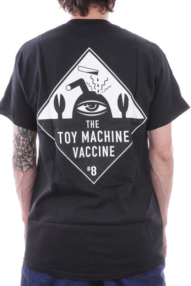 Toy Machine T-Shirt - Impfstoff-T-Shirt (schwarz)