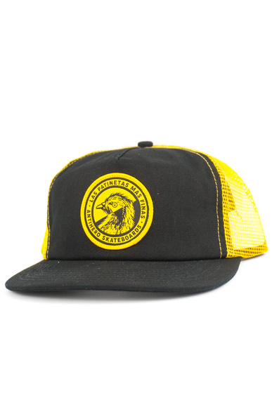 Antihelden-Baseballmütze - Las Patinetas (schwarz/gelb)