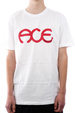 Ace - Ringe Vintage Weißes T-shirt