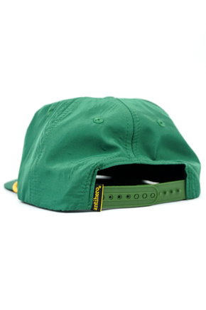 Antihelden-Baseballmütze - Grimple (dunkelgrün/orange)