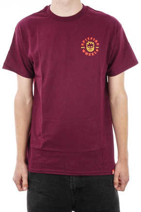 Spitfire T-Shirt - Big Head Classic (kastanienbraun/rot/gelb)