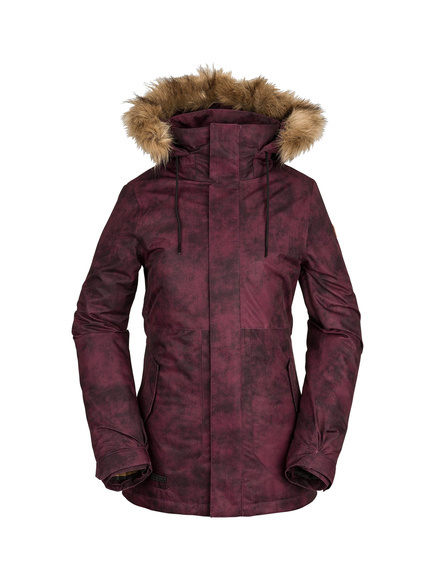 Damen Snowboardjacke Volcom - WMN Fawn Ins (acid merlot)