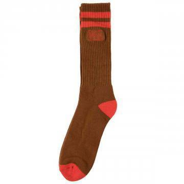 Anti Hero Socken - Outline (braun/rot)