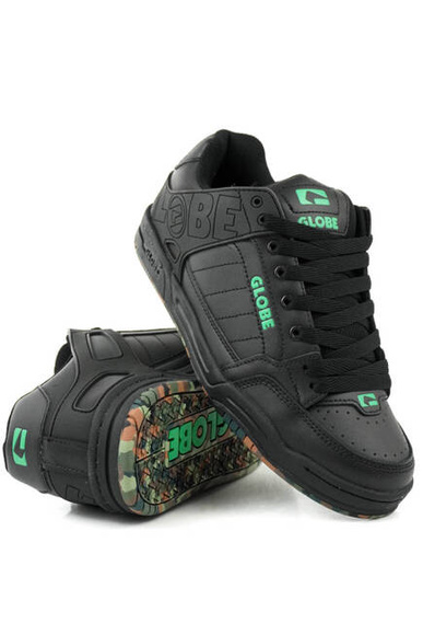 Globe Schuhe - Tilt (schwarz/grün/mosaik)