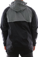 Spitfire Jacket - Hombre Anorak schwarz/grau/rot