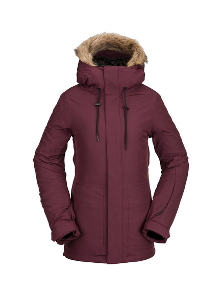 Damen Snowboard Jacke Volcom - WMN Shadow Ins (merlot)