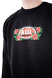 Sweatshirt Real - EMB Pullover (anthrazit/mehrfarbig)