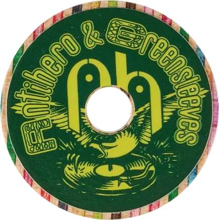 Antihero X Greensleeves Records Plattenspieler Adapter - 45 rpm Adapter (rasta)