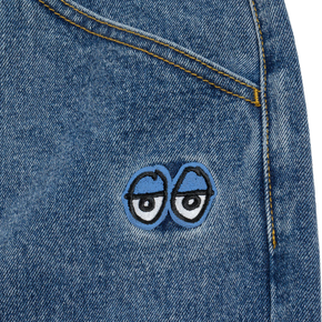 Krooked Hose - PT Eyes Denim Twill (mittlere Steinwaschung)