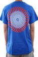 Spitfire T-Shirt - Classic Swirl Fade royal/rot/weiß