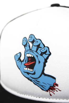  Snapback Santa Cruz - Classic Hand Mesh Back weiß/schwarz