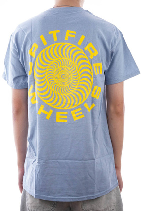 Spitfire T-Shirt - Classic 87 Switl steinblau/gelb