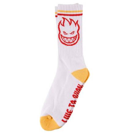 Spitfire Socken - BigHead (weiß/gelb/rot)