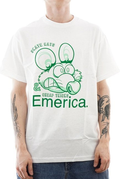 Emerica - Skate Rat T-shirt (weiß)