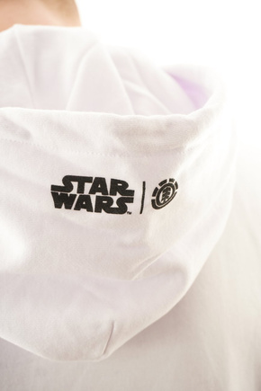 Element X Star Wars Kapuzenpulli - Protect Optik weiß