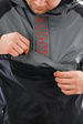 Spitfire Jacket - Hombre Anorak schwarz/grau/rot