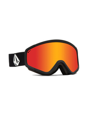 Volcom Attunga Goggles - Matt Schwarz/Rot Chrom + Schwarz