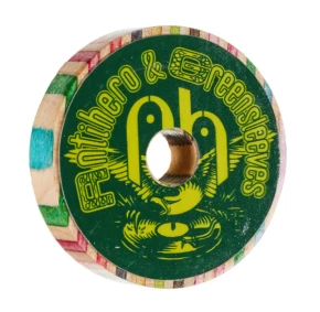 Antihero X Greensleeves Records Plattenspieler Adapter - 45 rpm Adapter (rasta)