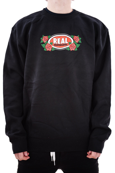 Sweatshirt Real - EMB Pullover (anthrazit/mehrfarbig)
