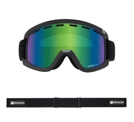 Dragon D1 OTG Goggles - Icon Grün Lumalens Grün Ionisiert & Lumalens Amber Objektiv